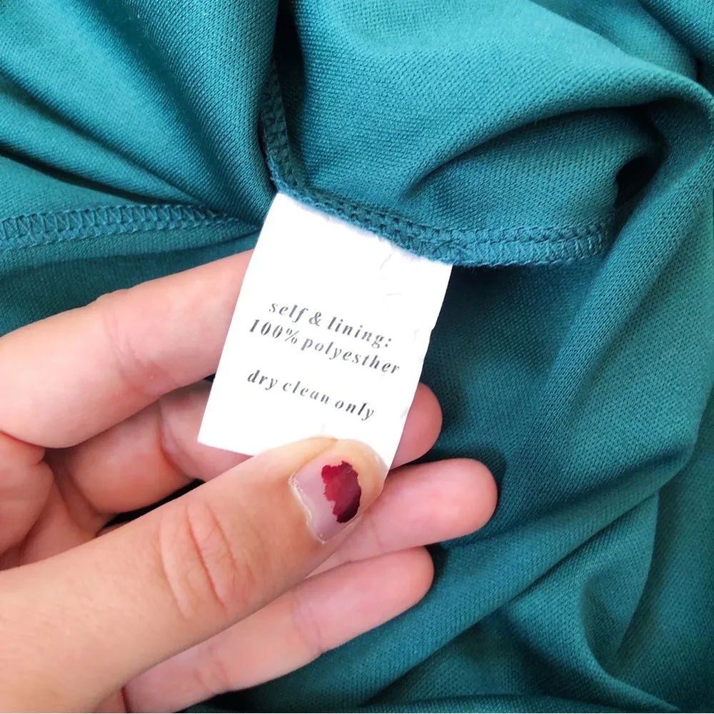 Birdy Grey • Jane Convertible Chiffon Dress bridesmaid formal Emerald green gown - Image 11