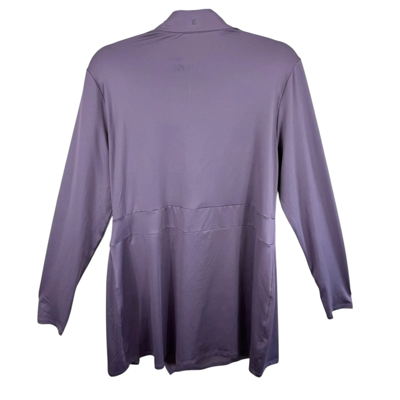 Kyodan Golf Lavender Purple Long Sleeve 1/4 Zip Stretchy Mini Golf Dress Size XL - Image 2