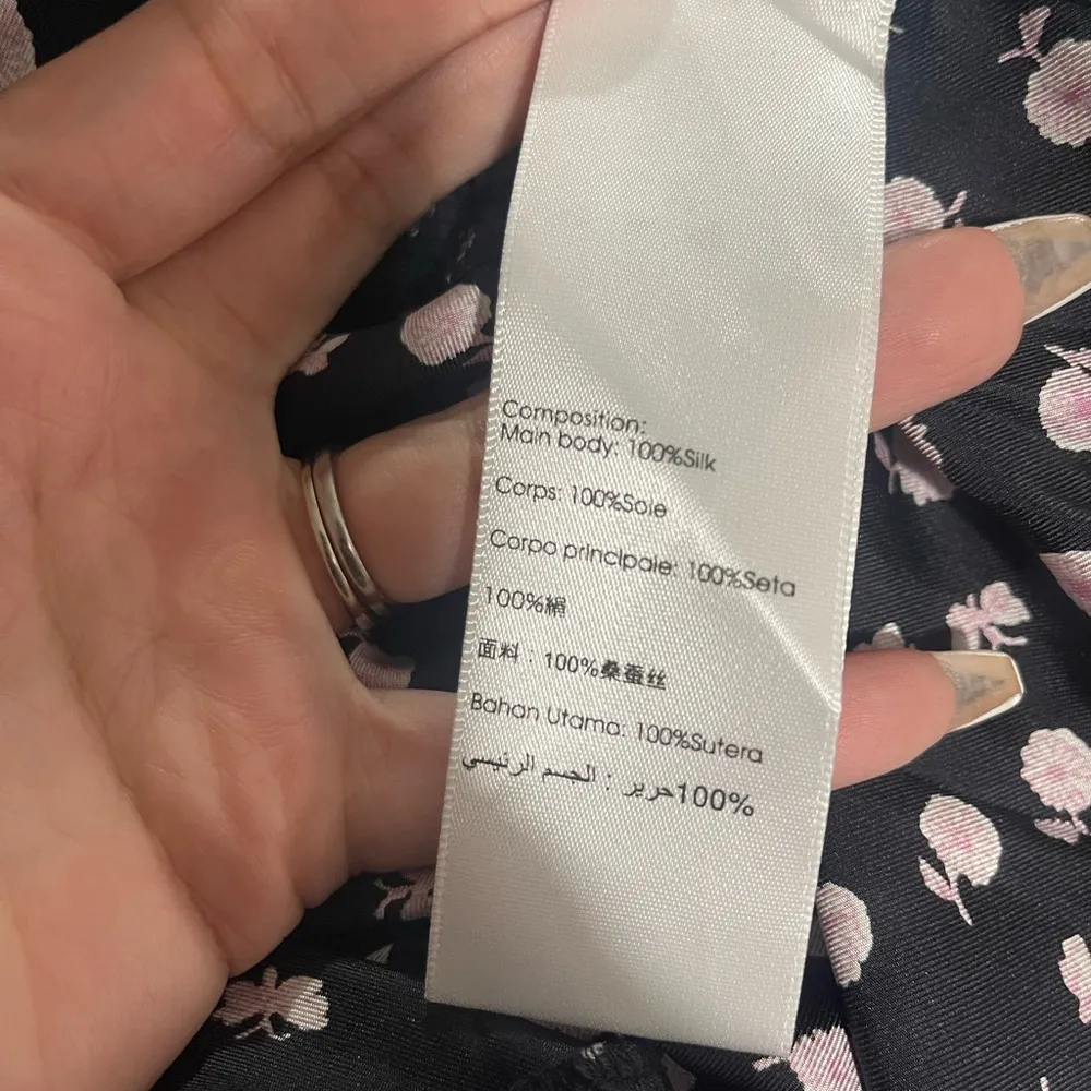 3.1 Phillip Lim Silk Asymmetrical Floral Dress sz2 - Image 8