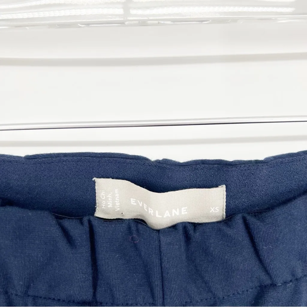 Everlane Pull on Straight‎ Leg Pants XS Blue - Image 5