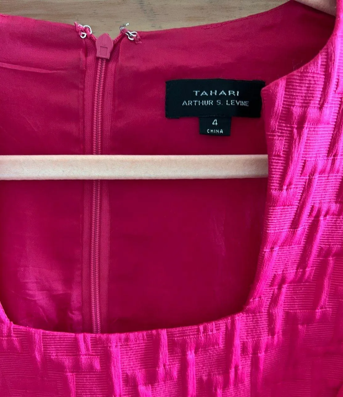 Tahari Arthur S. Levine Pink Dress - Image 3