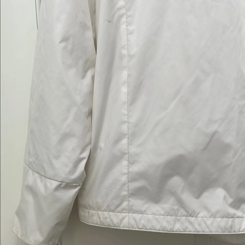 Callaway White Full Zip Windbreaker Jacket - Size Large - Image 4