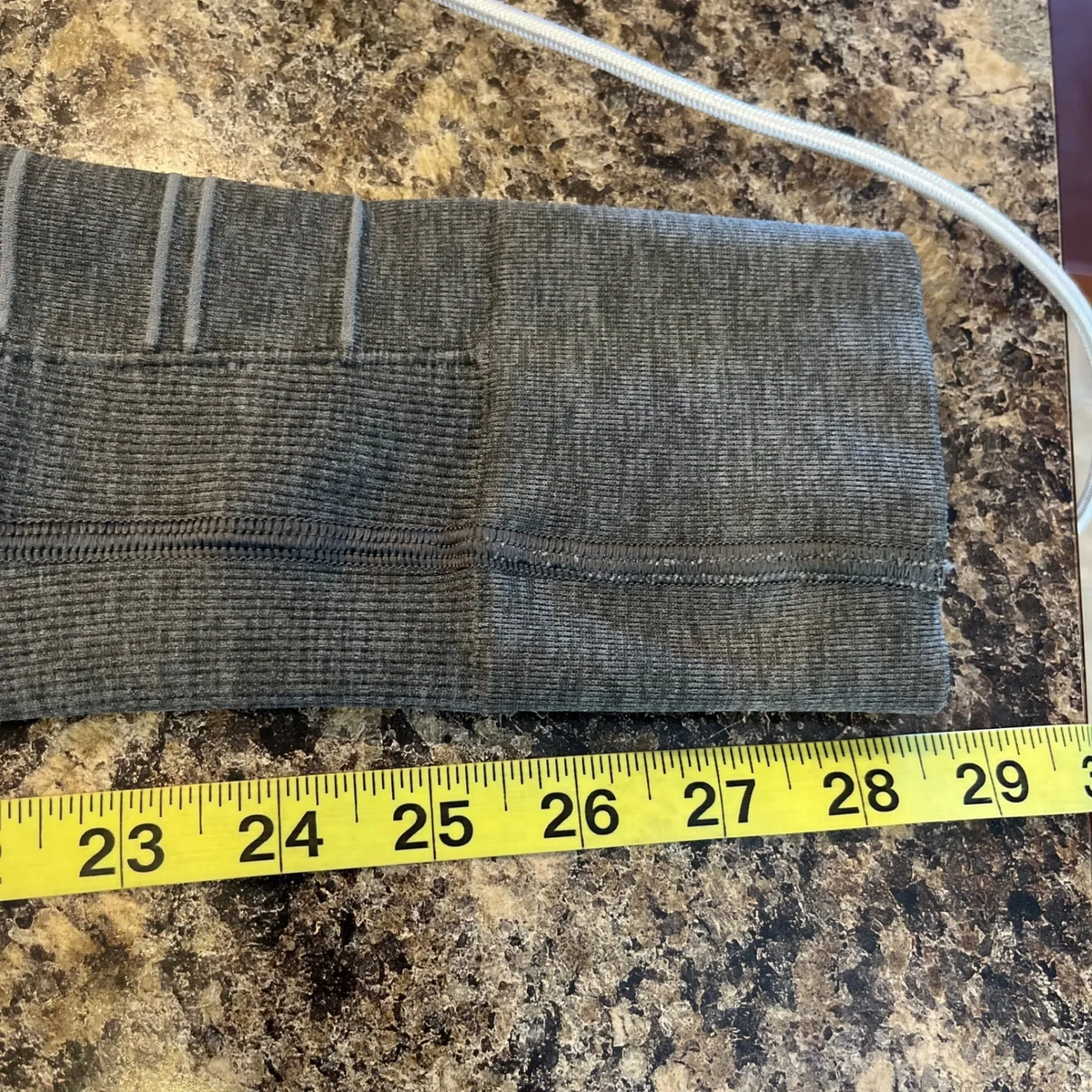 Blanqi Small Sport Support Hipster Maternity Post Partum Leggings Grey Gray - Image 9