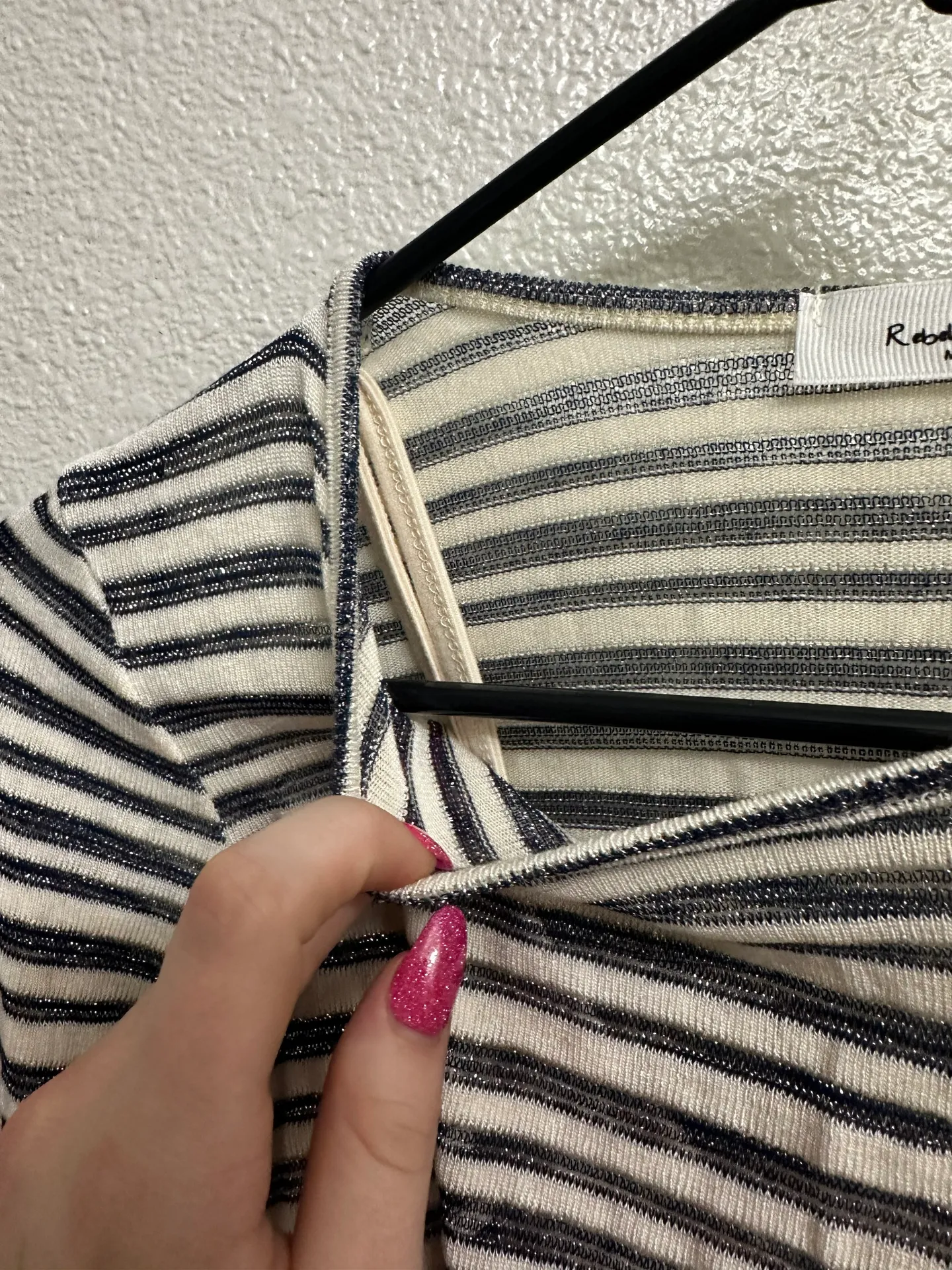 Sheer, Two-Layer, Long-Sleeved Crop Top - Image 4