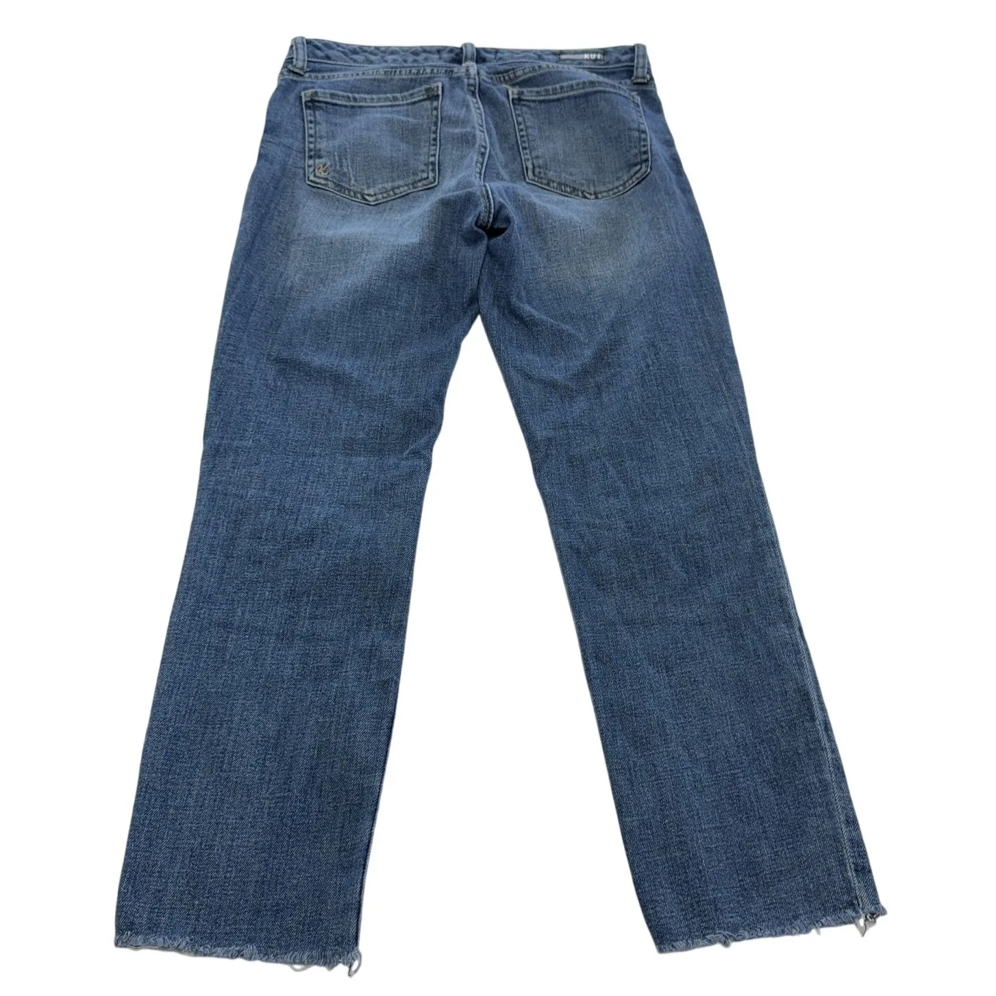Kut From The Kloth Jeans Womens 2 Reese Ankle Straight Leg‎ Distressed Raw Hem - Image 2