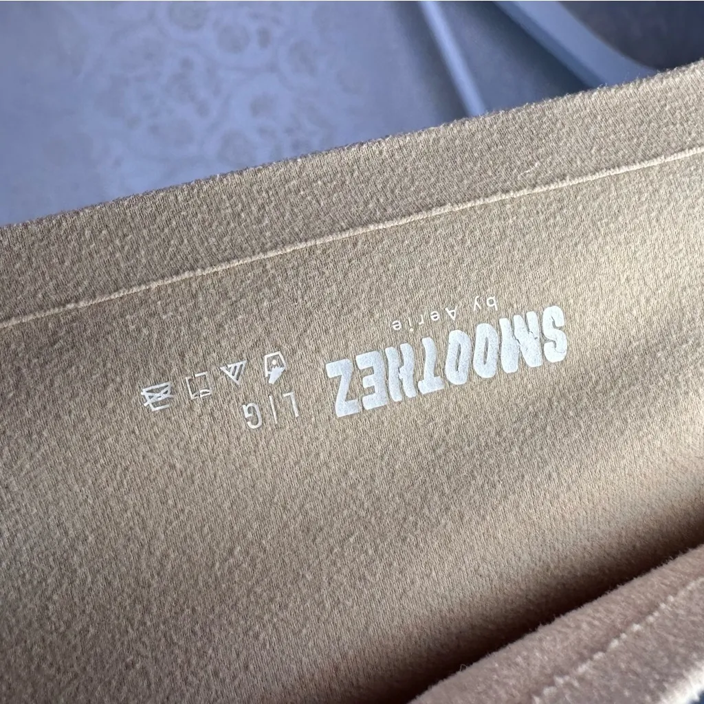 SMOOTHEZ by Aerie Seamless Bra-ish Wireless Bralette in shade “Beach Dune” Large - Image 4