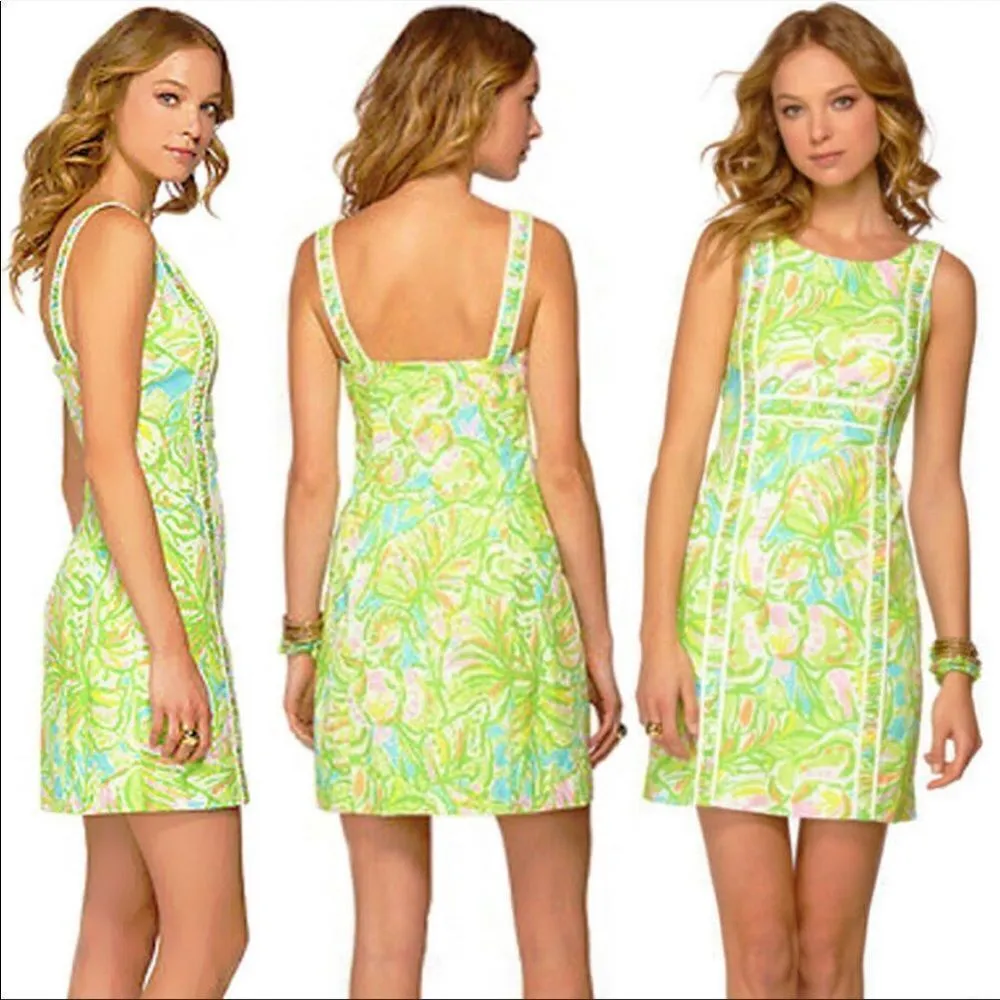 Lilly Pulitzer Fryer Elephant Ear Shift Dress - Image 3