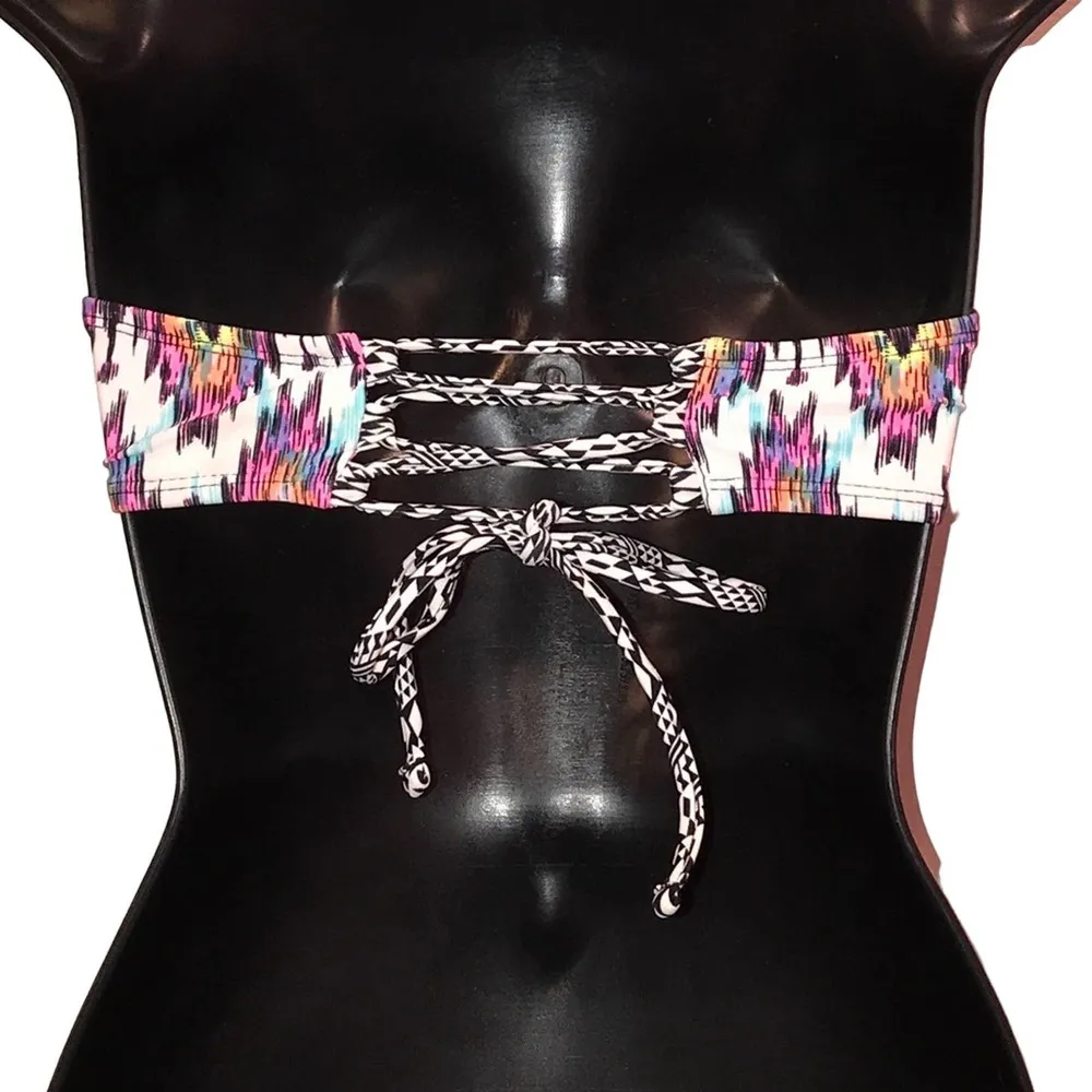 ❤️O’Rageous Bikini Top with Lace Up Back - Image 2