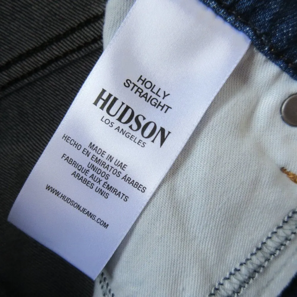 NWT Hudson Holly in Lonesome High Rise Straight Crop Slit Hem Jeans 25 - Image 6