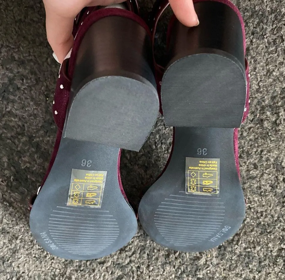 sol sana porter studded sandals Eur 36 - Image 3