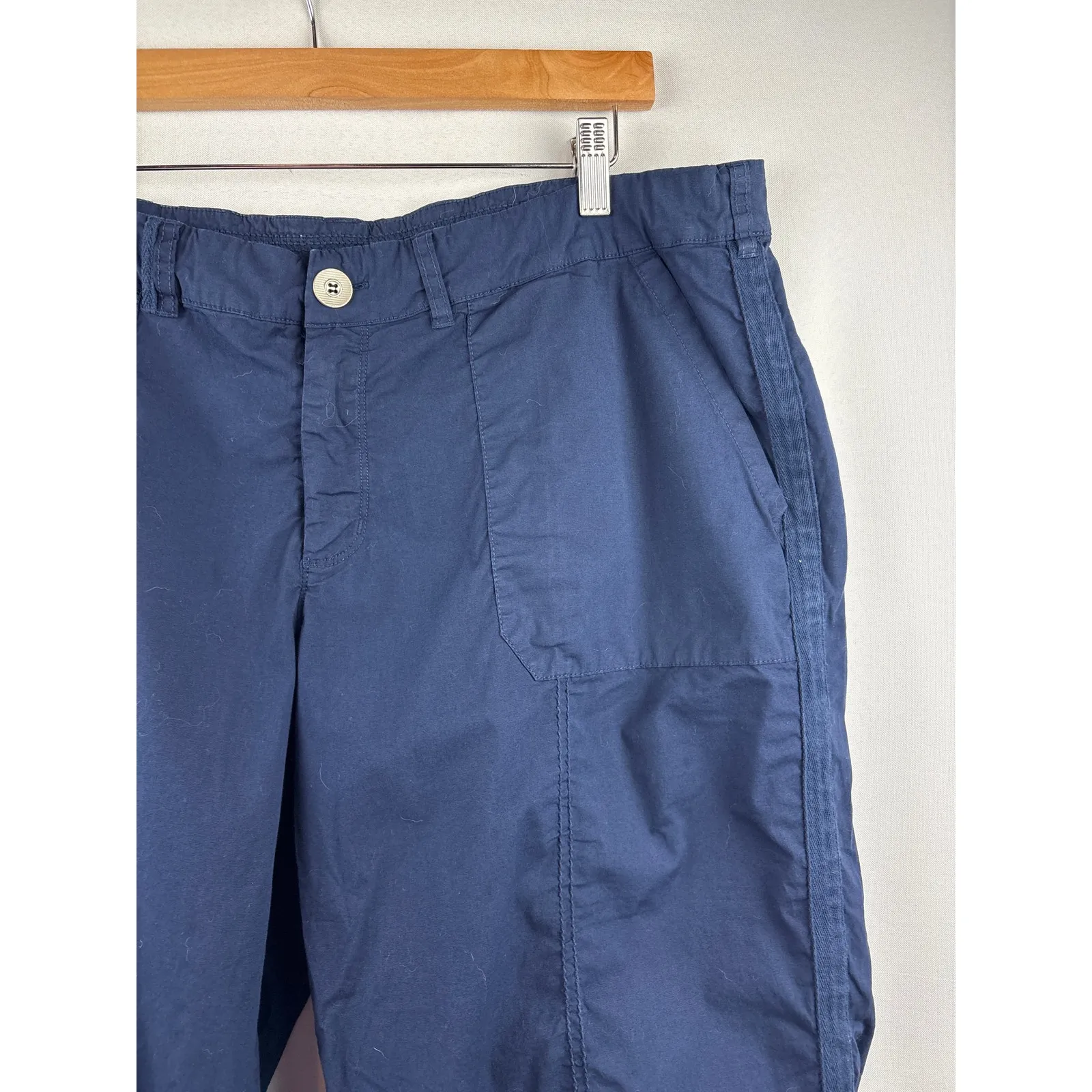 Women’s Fresh Produce XXL Navy Blue Capris - Image 2