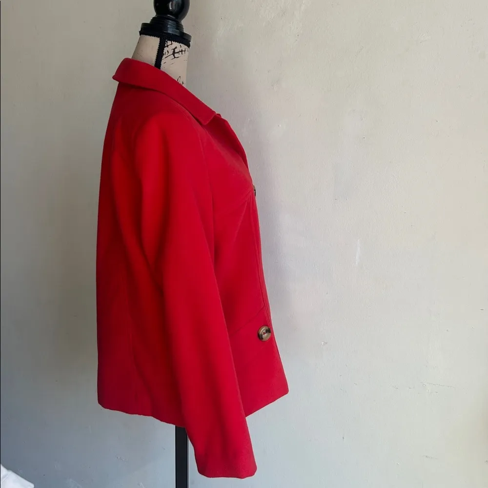 R.Q.T. Red Peacoat Size 12 - Image 8