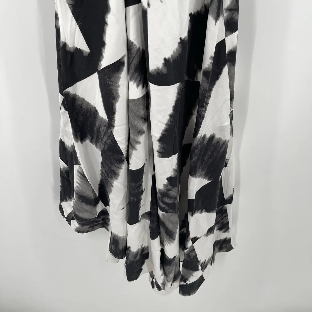 EQUIPMENT Dress Size 4 100% Silk Alejandra Midi True Black Multi Print SAMPLE - Image 14