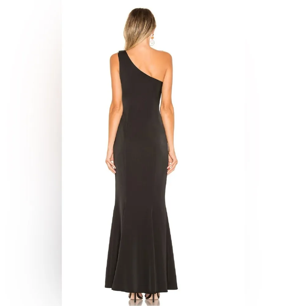 Lovers and Friends Lambella Black One Shoulder Gown - Image 3