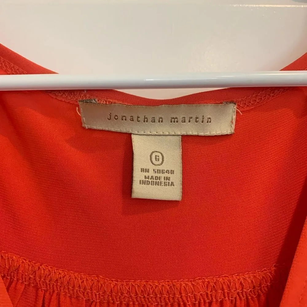 Jonathan Martin Orange Dress - Image 3