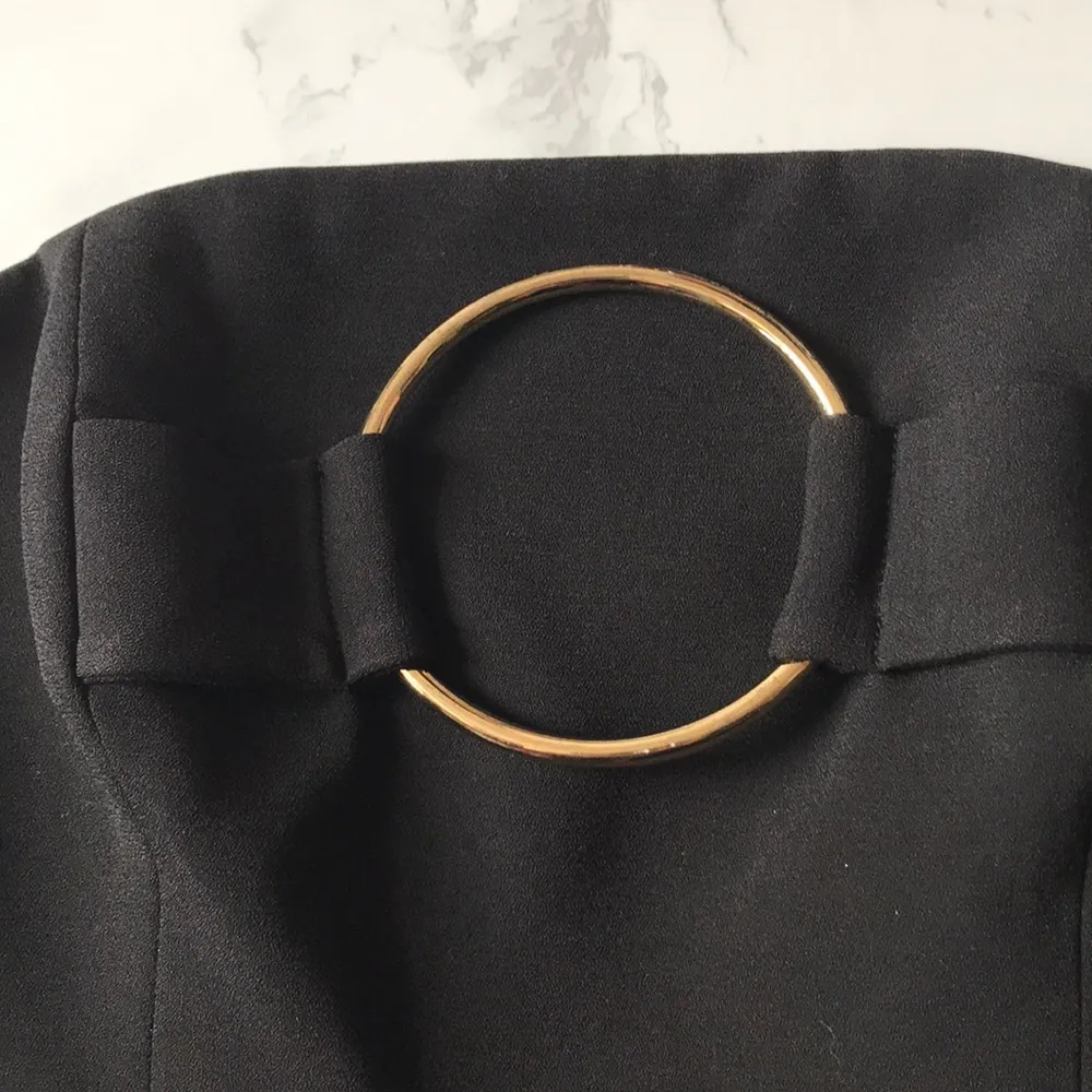 C/MEO Collective Black Strapless Jumpsuit - Image 4