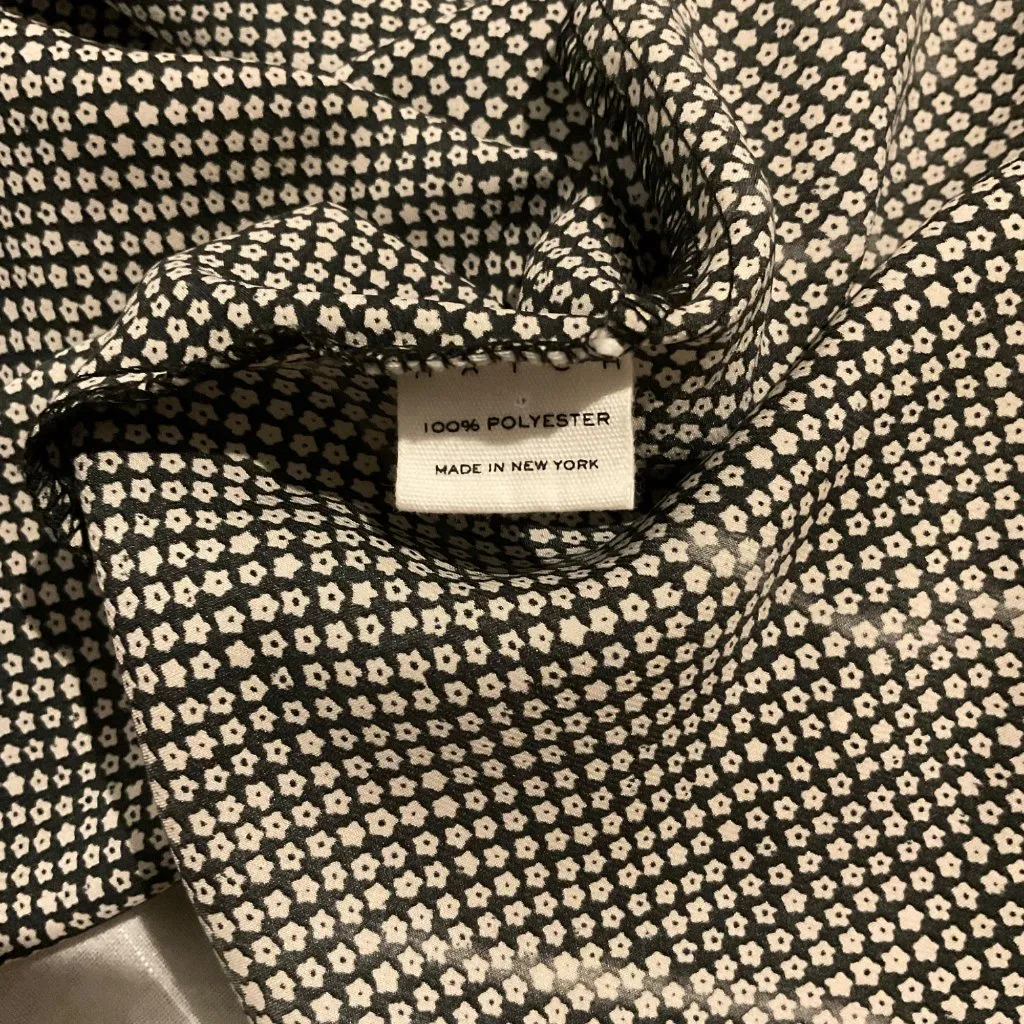 Hatch black white mini floral formal midi dress maternity SZ Petite - Image 3