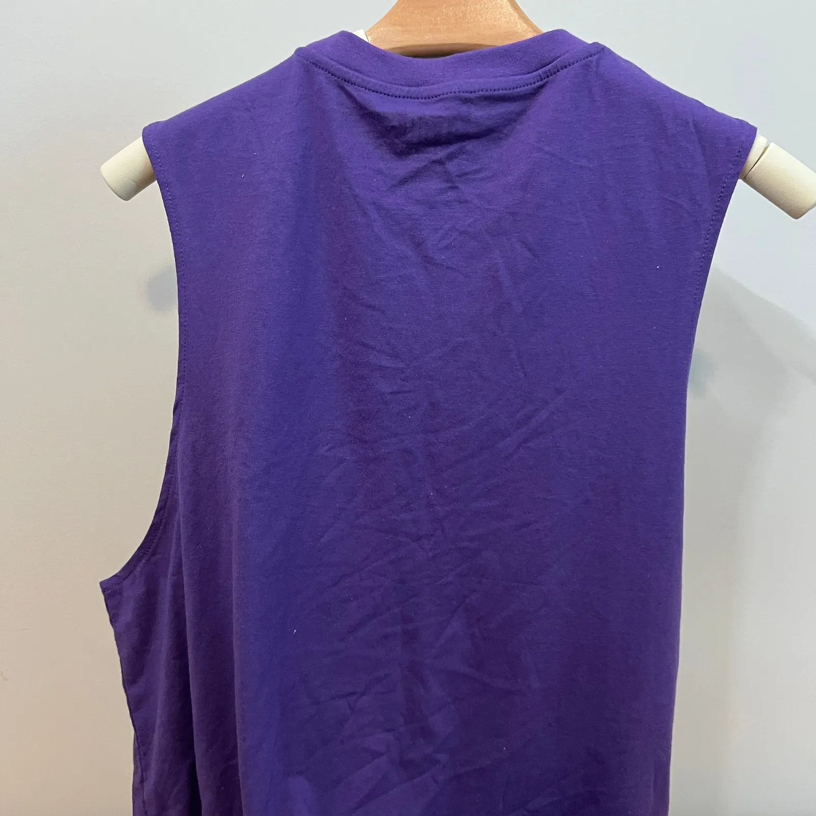 St. Barts Women's Plum Purple Graphic Tank Mini Dress - Image 6