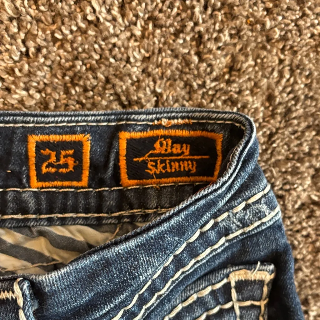 Rock Revival Women's Indigo Skinny Jeans - Image 3