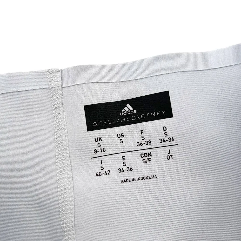 Adidas Stella McCartney Gray Leggings Leopard Stirrup Detail Sz S - Image 3