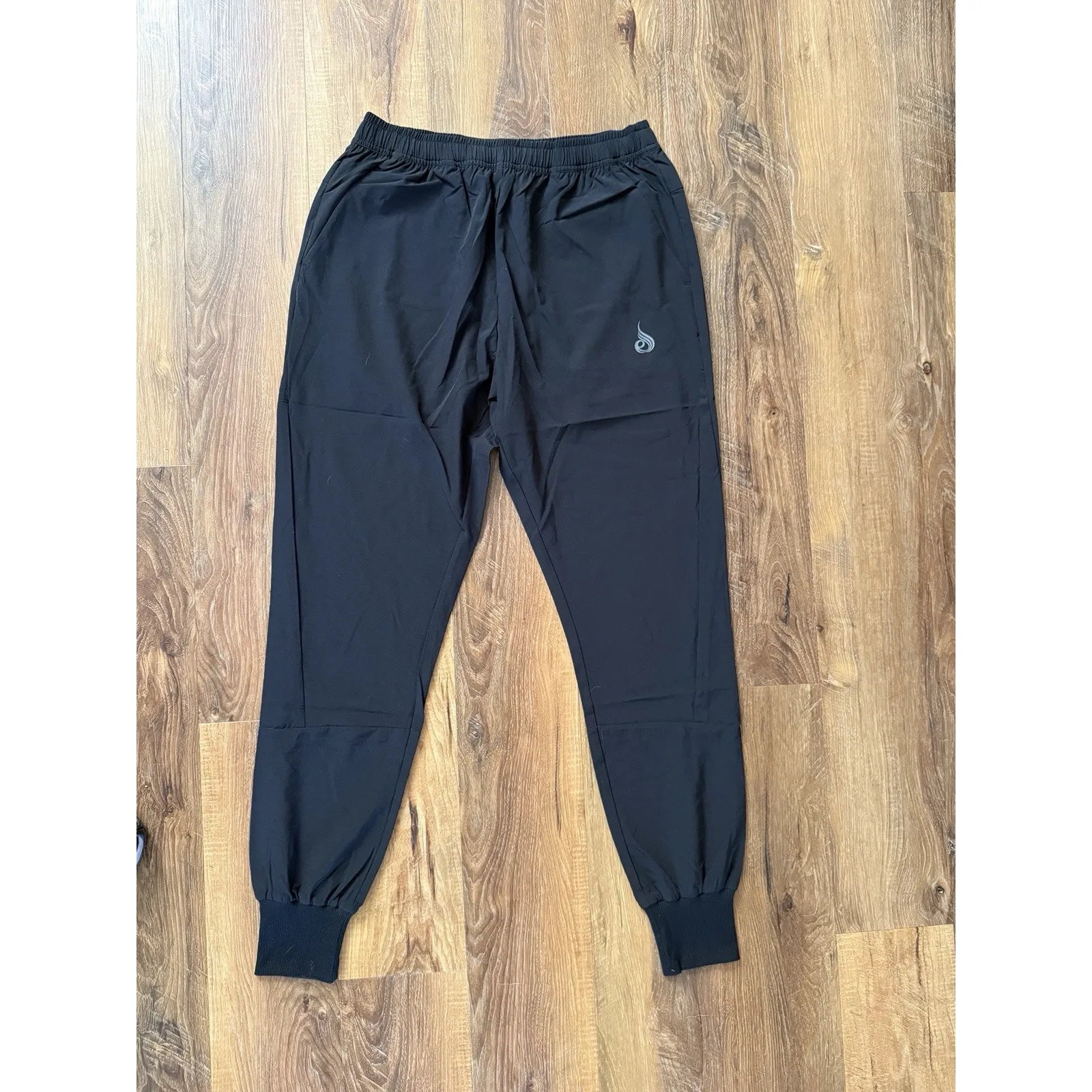 Ryderwear Women’s Black Division Woven Drawstring Joggers Sweatpants Sz M - Image 2