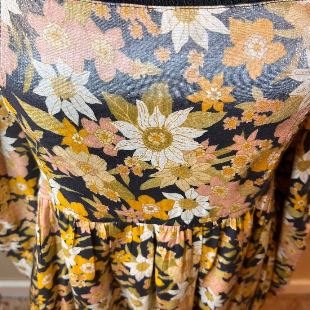 Talulah Floral S Babydoll Dress Silky Boho Style Fairy Core y2k 90’s feminine - Image 5