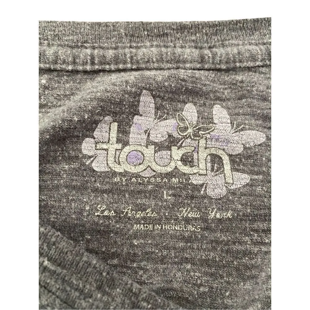 Dale Earnhardt V Neck Nascar T shirt Casual Lounge Blue Size L - Image 6