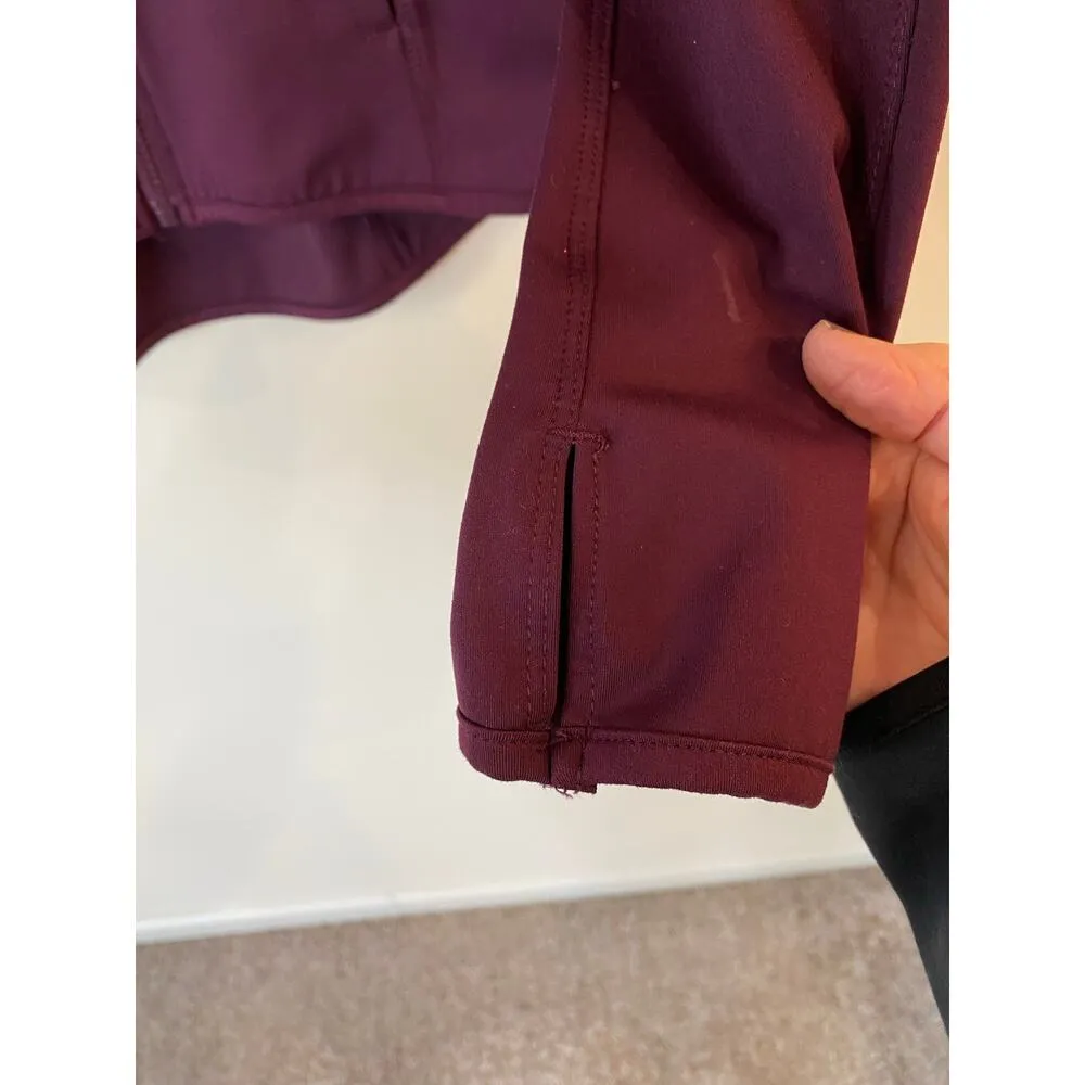 | Womens Ultra Soft Lightweight
Full Zip Yoga Jacket Pockets Medium - Image 4