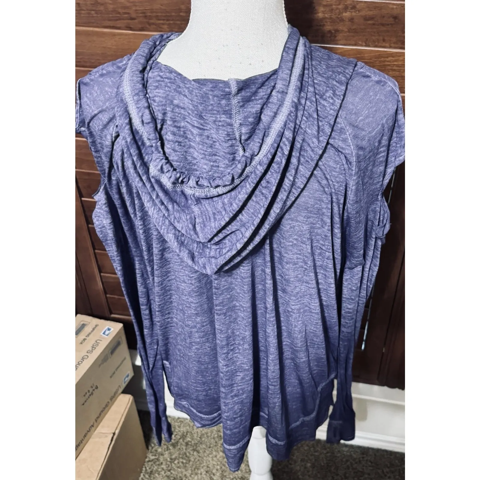 Cato Live Well Super Soft Hoodie running Purple lightweight XL Activewear yoga - Image 5