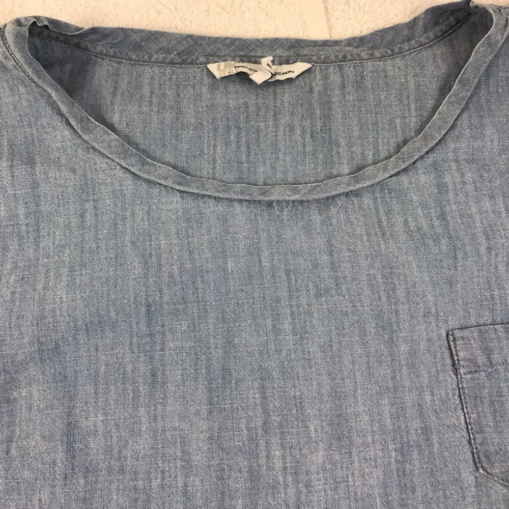 LG French Connection Denim pull over top - Image 3