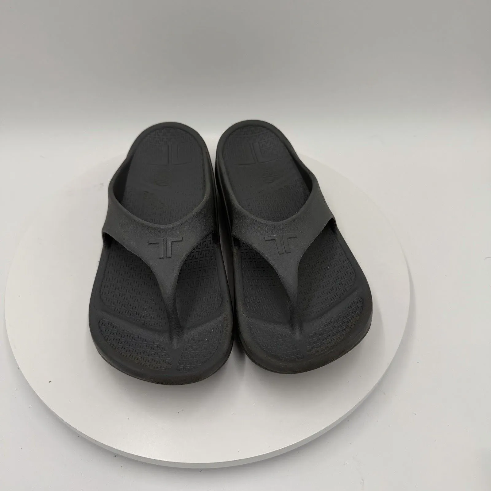 TELIC Energy Flip Flop Recovery Comfort Arch Support Gray Shoe Size L (M10/W11) - Image 3