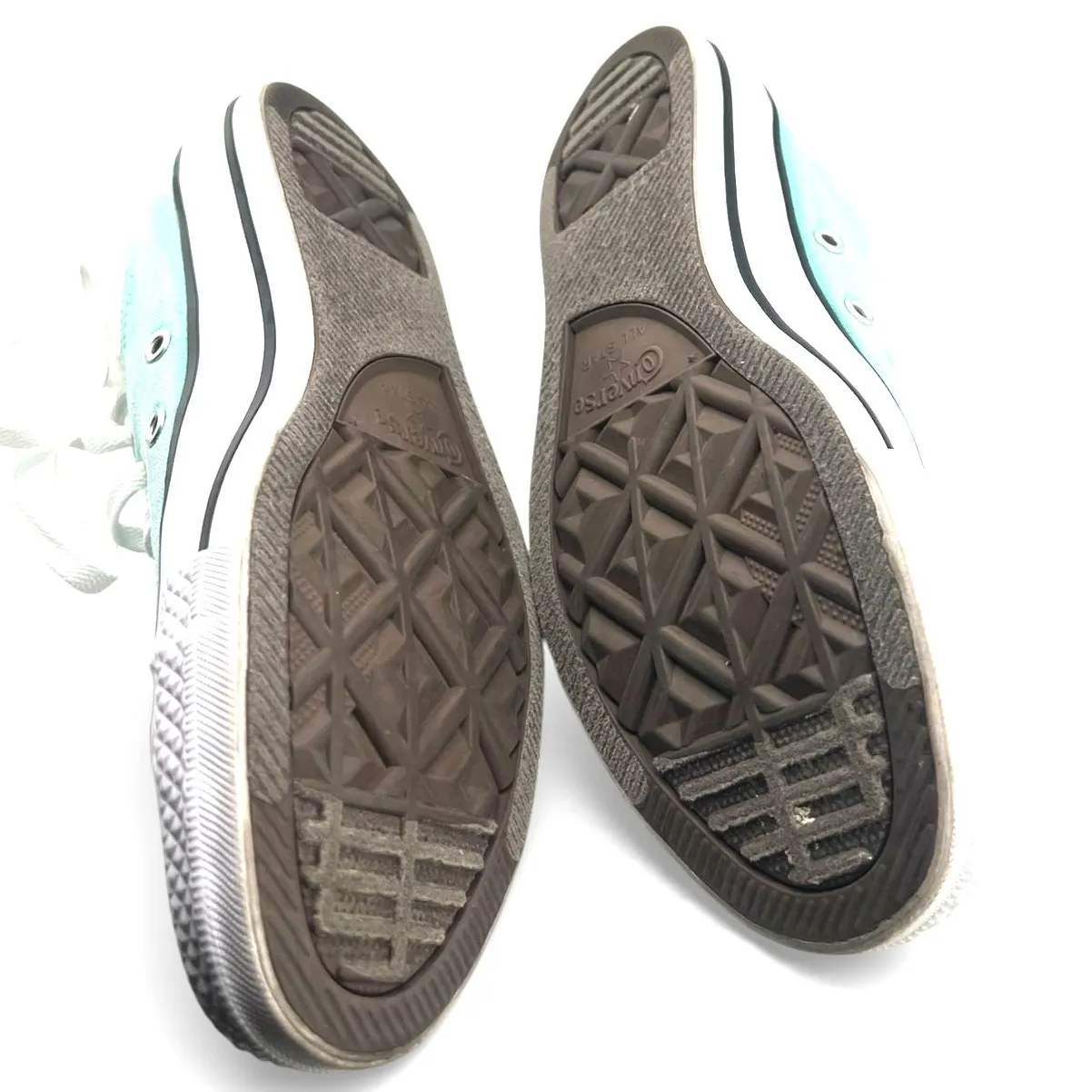 Converse Chuck Taylor All Star Low sneakers women's 7 Aqua Teal Tennis Shoes - Image 3