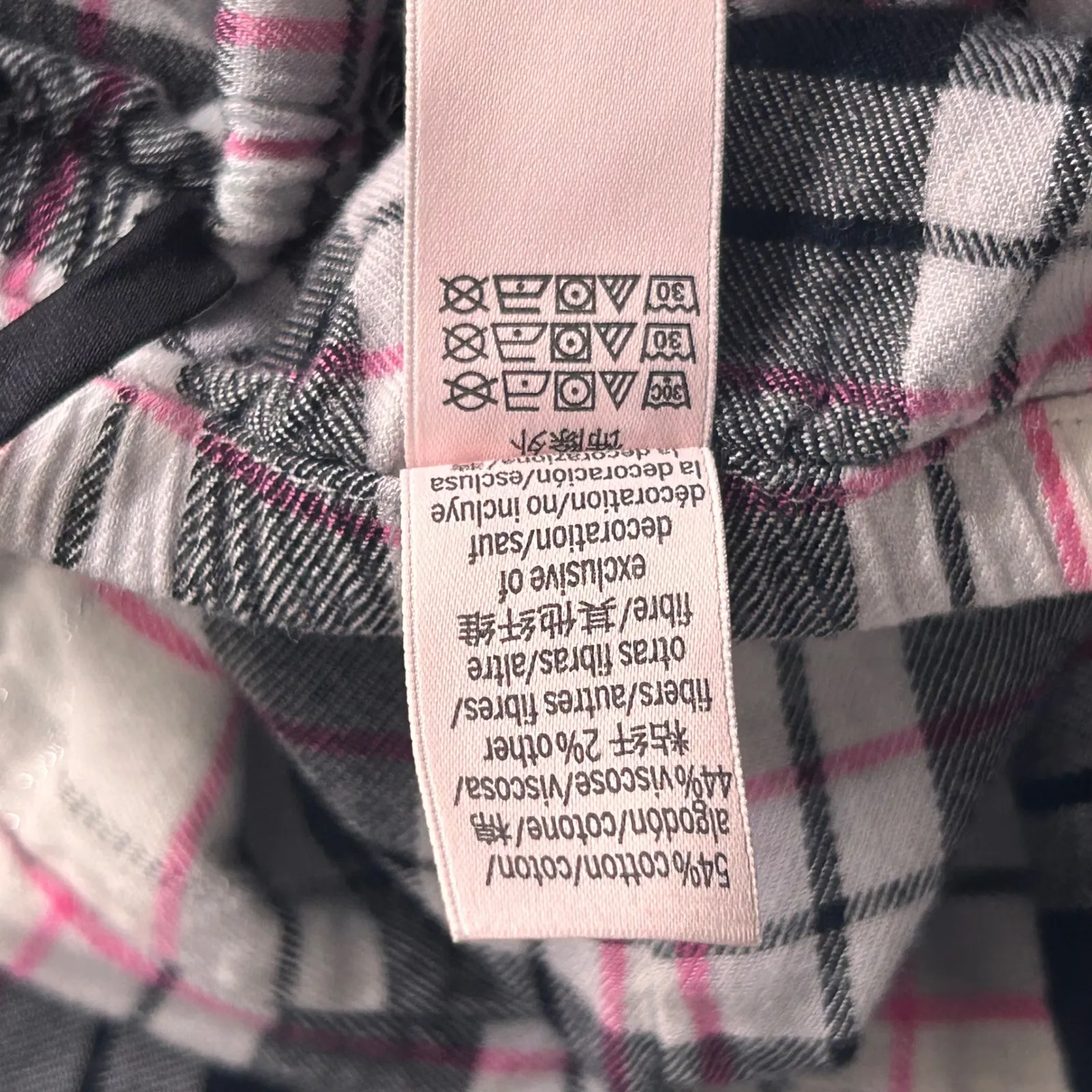 Victorias Secret Womens Pajama Set Size Large Flannel Plaid Cozy Soft‎ Sleepwear - Image 16