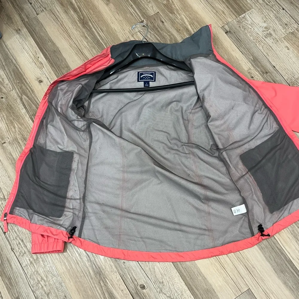 Preptec Rain Jacket in Coral by Lauren James size Large - Image 6