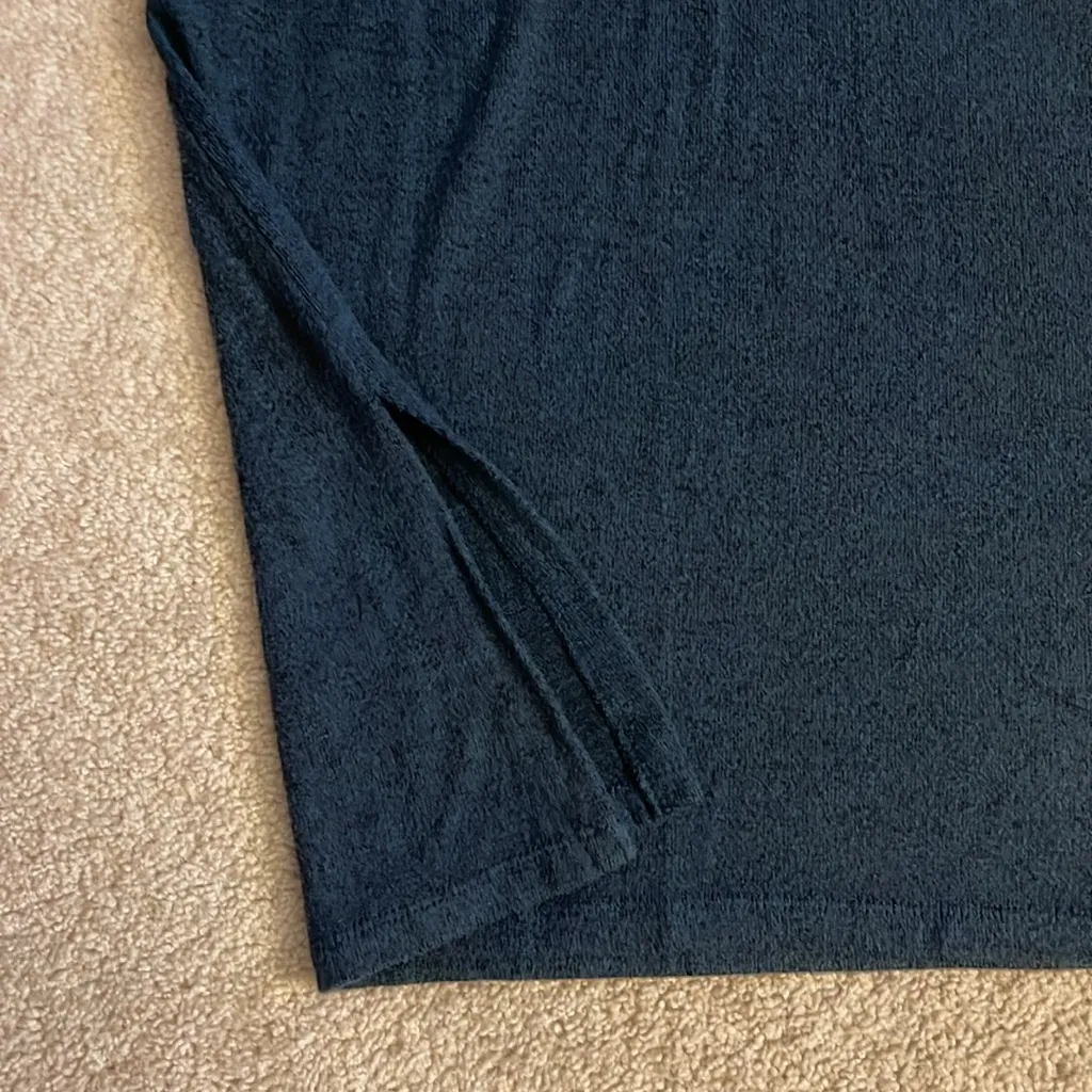 EGC Soft Surroundings V-Neck stretchy‎ & butter soft dark teal dress size small - Image 3