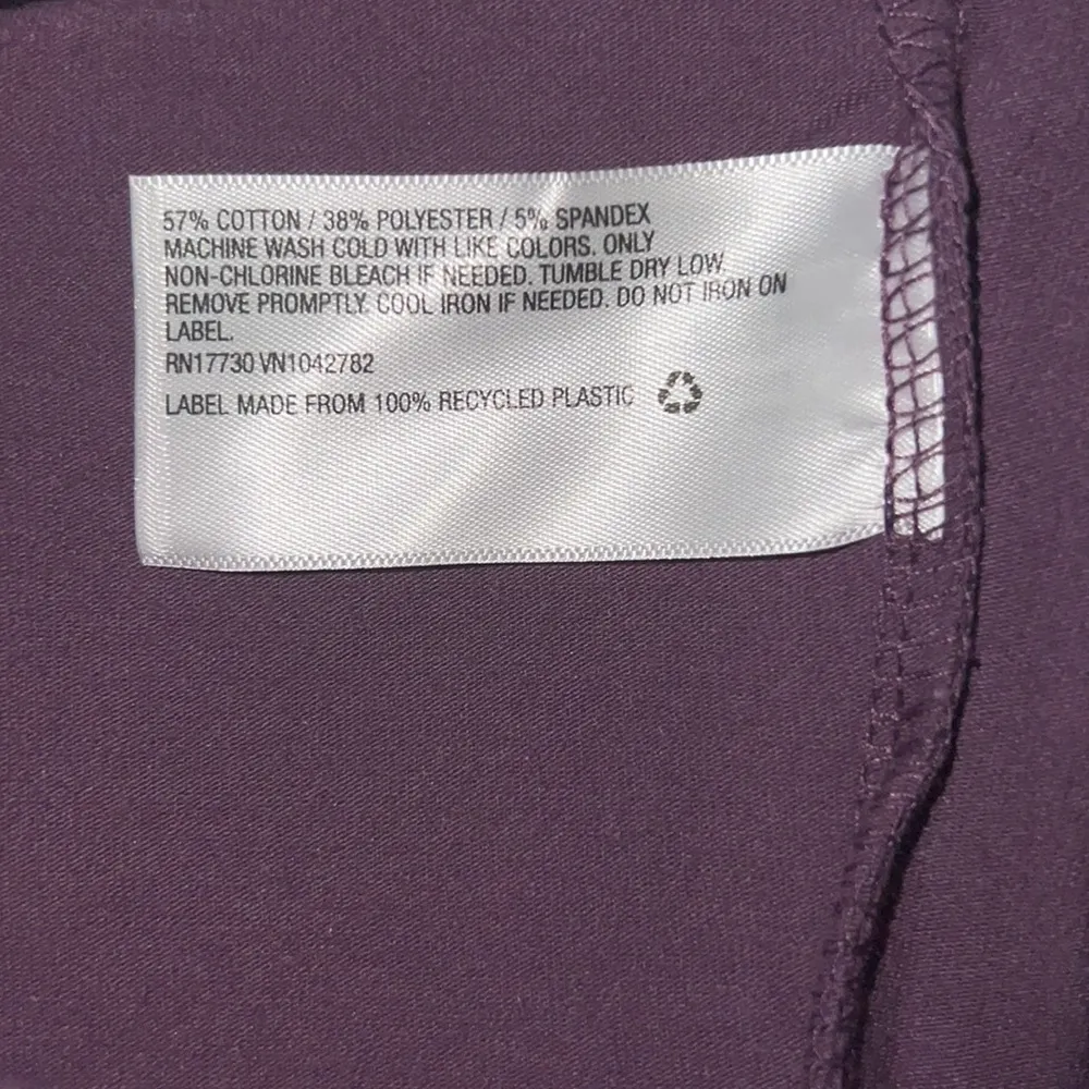 ISABEL & INGRID Sz XS Maternity Purple Dress Womens 3/4 Sleeve Ruched Midi NWT - Image 7