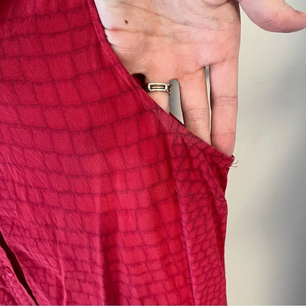 Equipment Femme Lucinda Croc Print Shirtdress - Image 5