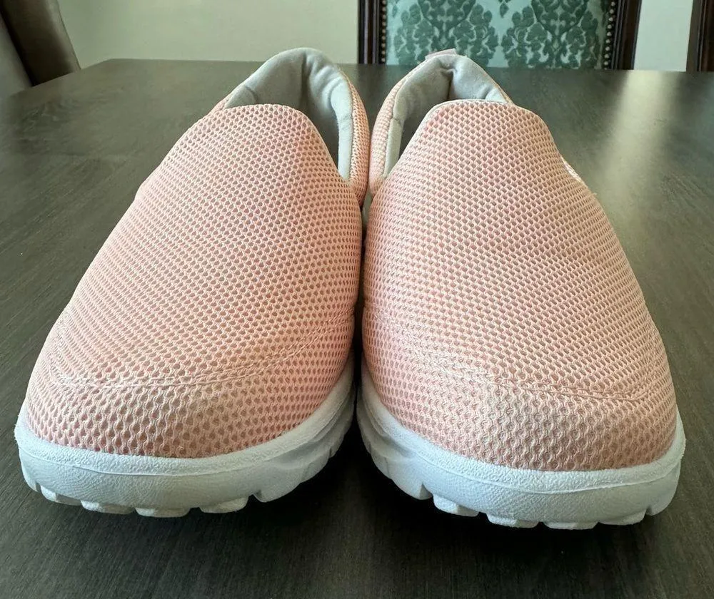 Paredes Danu women cushioned pink mesh comfort slip on shoes size 7.5 - Image 5