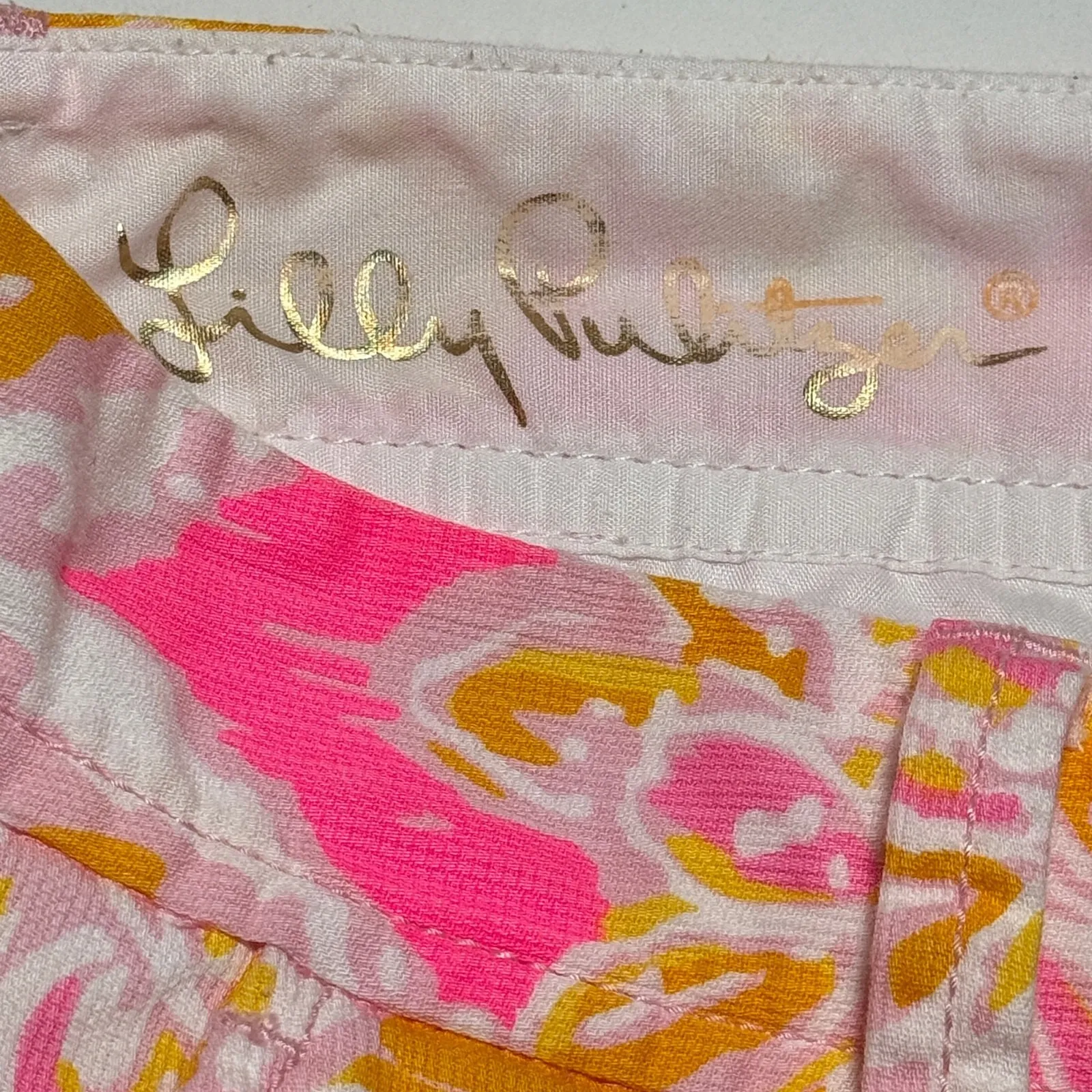 Lilly Pulitzer Callahan Shorts Sz‎ 2 Preppy Dopamine Floral Print - Image 3