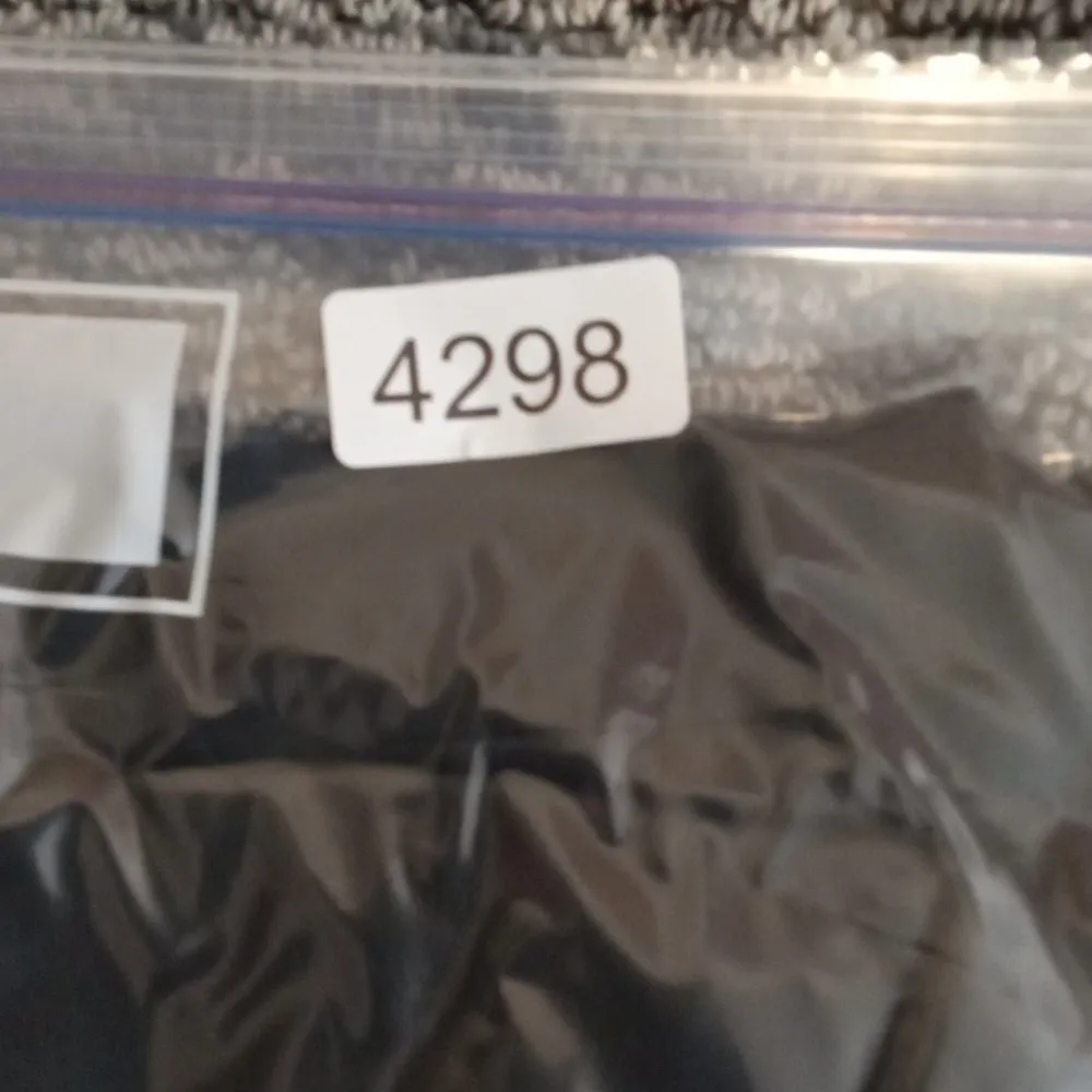 Alice + Olivia Black Faux Leather Sweatshirt Natalie Black Womens Xs/TP - Image 9