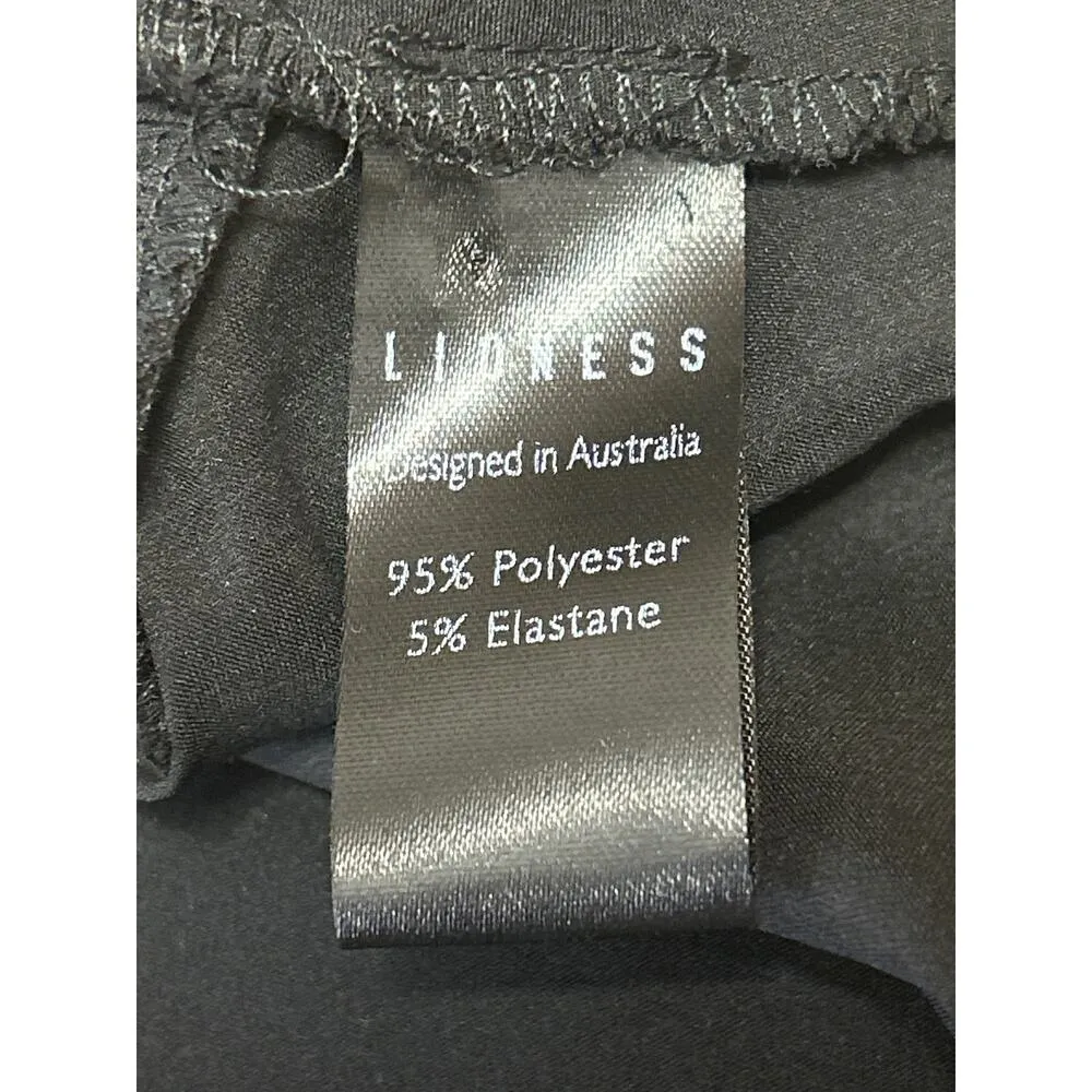 Lioness Black Sleeveless Ruched Lace Trim Cami Camisole Tank Crop Top Size XS - Image 4