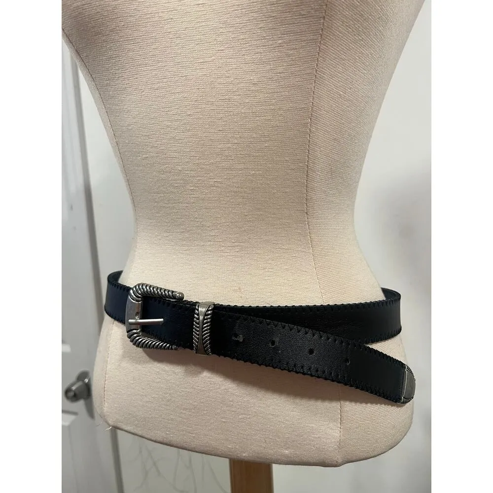 Western Style Buckle Vegan Leather Belt Cowgirl - Image 6