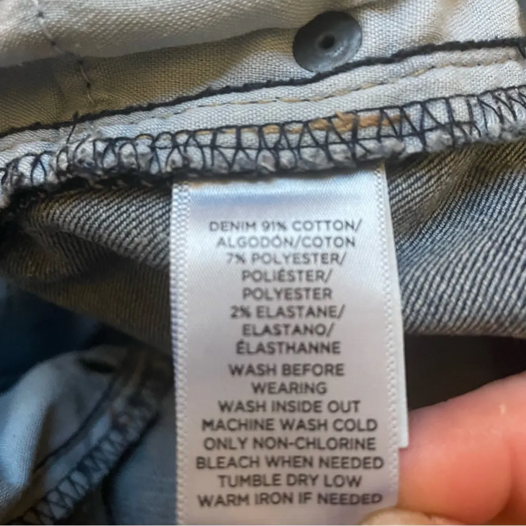 Ann Taylor LOFT Dark Wash Curvy Skinny Denim Jeans Size 29/8 - Image 5