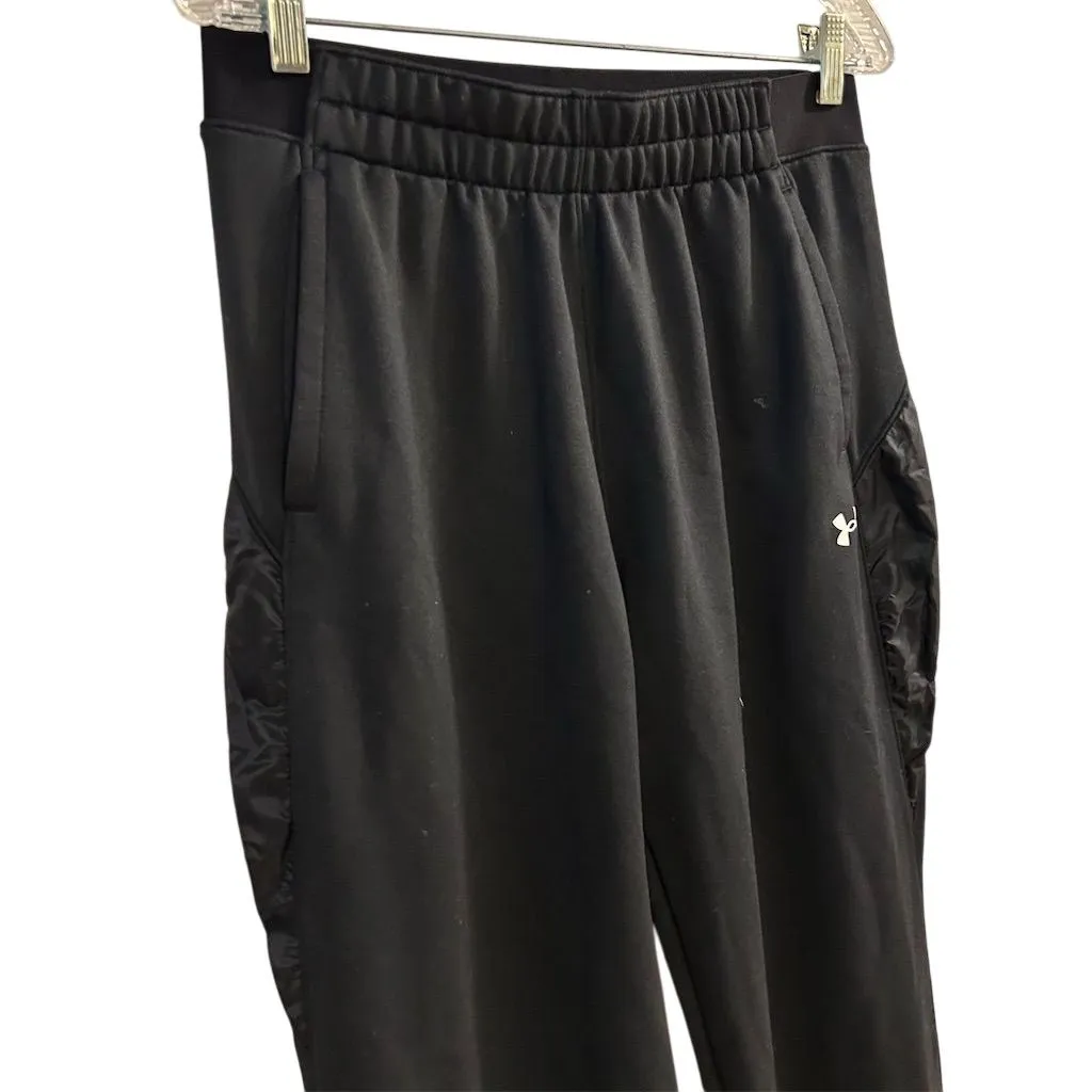 Under Armour Women's Tall Black Sweatpants Size M Casual Relaxed Fit - Image 9