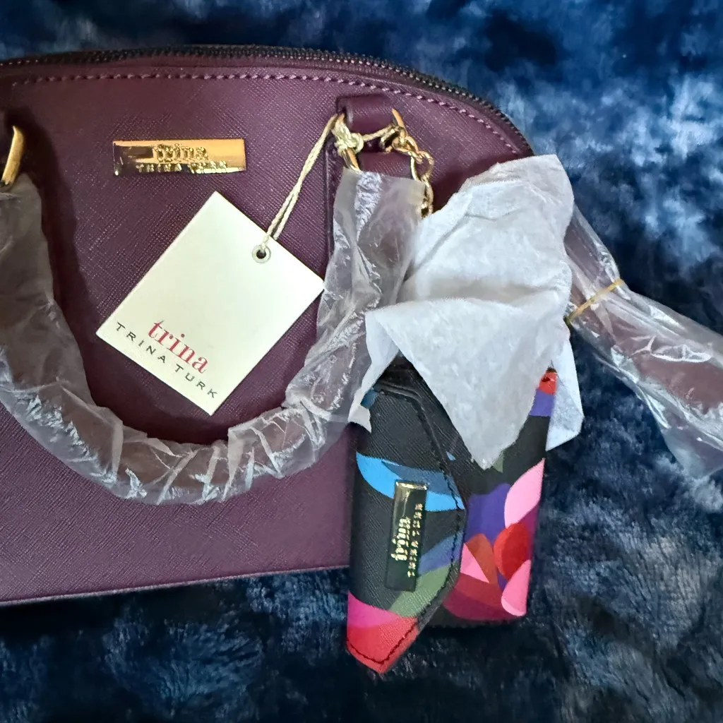 Trina Turk Plum Handbag - Image 4