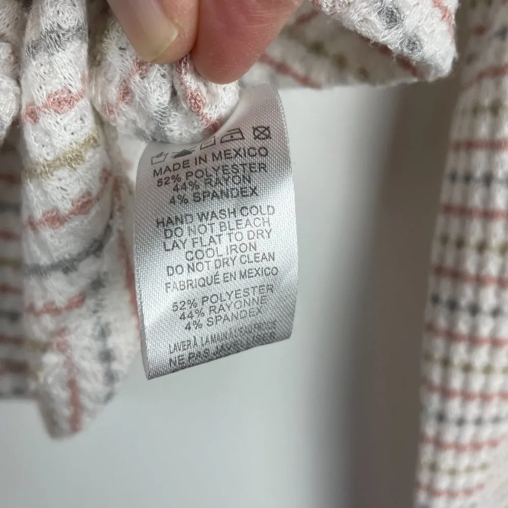 Paper Crane Tie Striped Sweater - Size S - Image 6