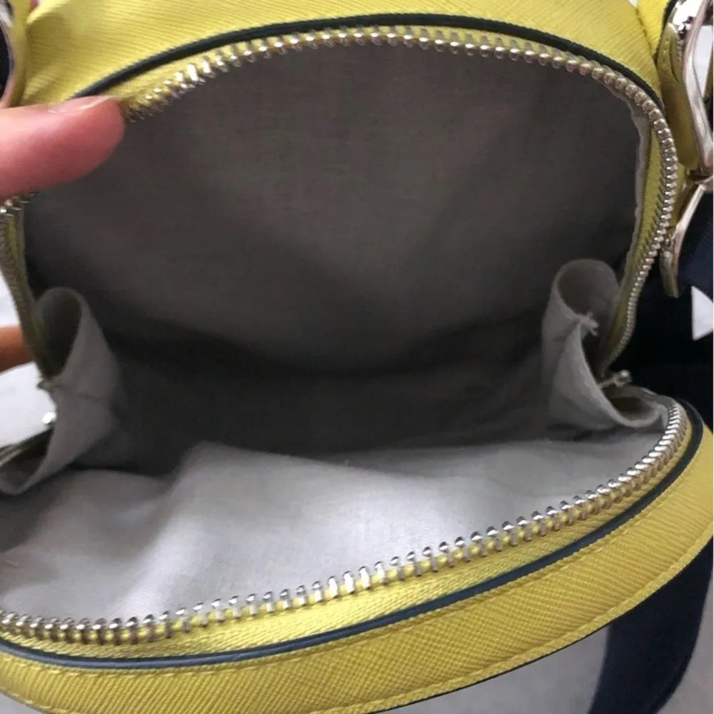 Deux Lux Yellow Annabelle Circle Crossbody Bag Purse - Image 5