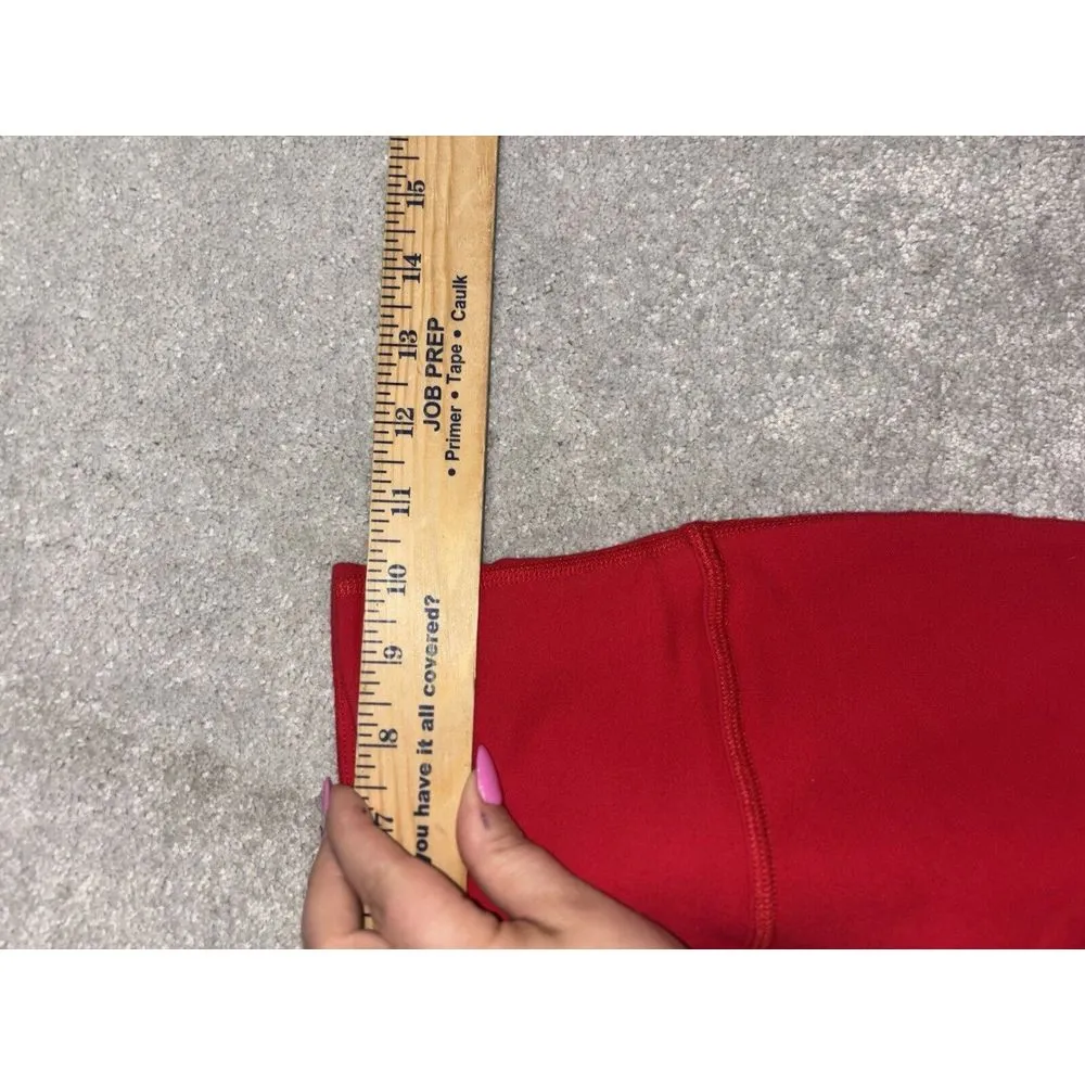 Kate Spade Beyond Yoga Red Bow Activewear Leggings‎ Xs Stretch Cropped - Image 7