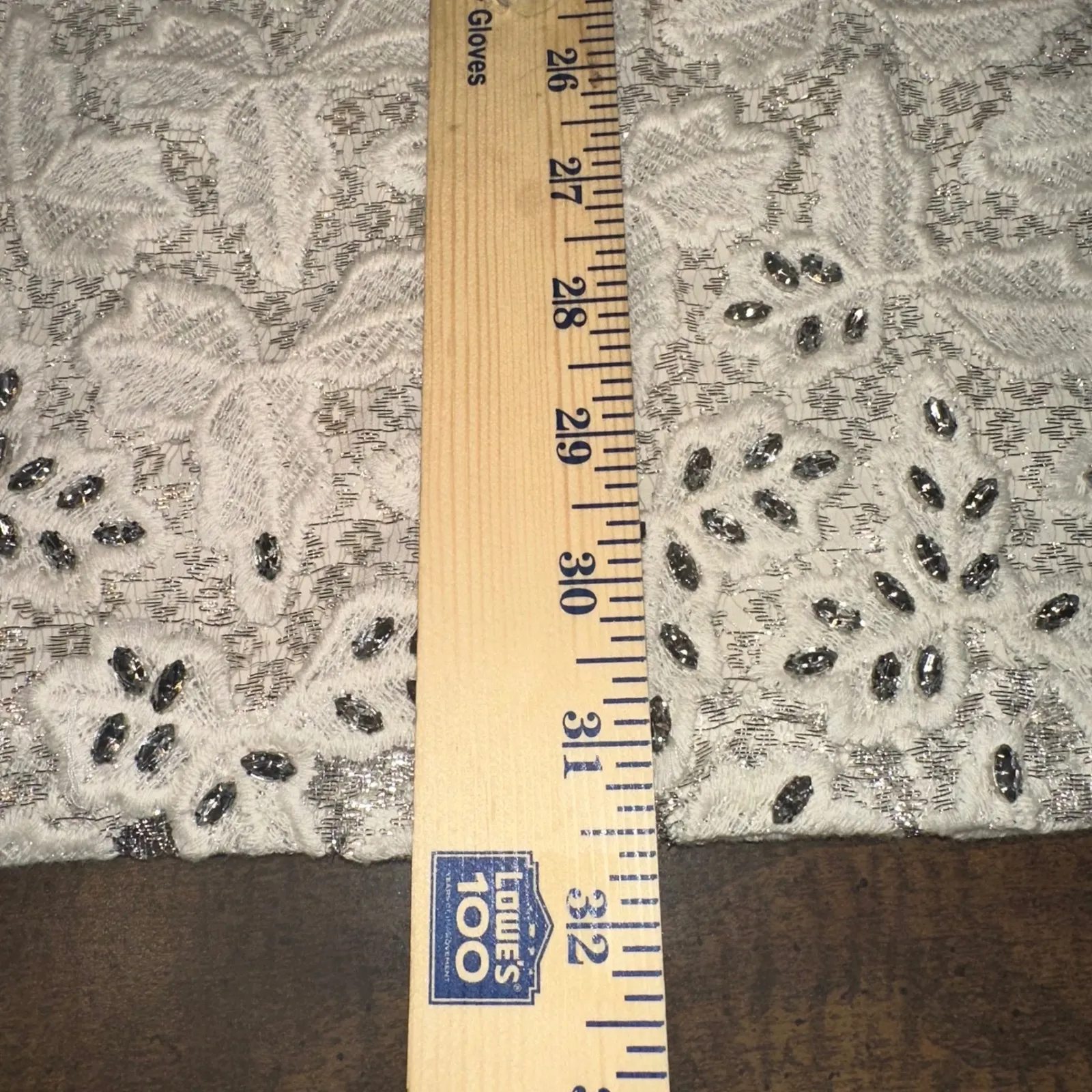 Alice + Olivia Dress Size 4‎ Sleeveless Floral Lace Embellished Party Cocktail - Image 10