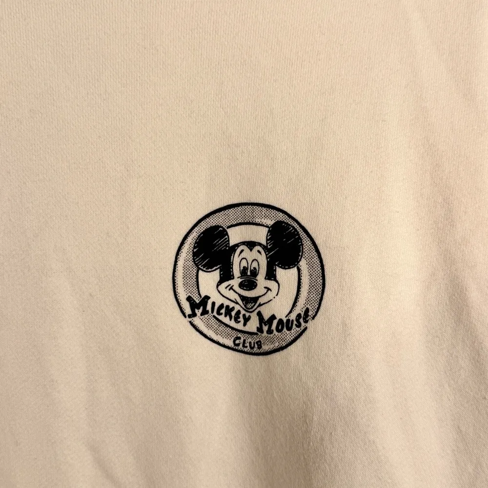 Disney X Uniqlo X Joshua Vides Women’s Mickey Mouse Club White Crewneck Size XL - Image 2